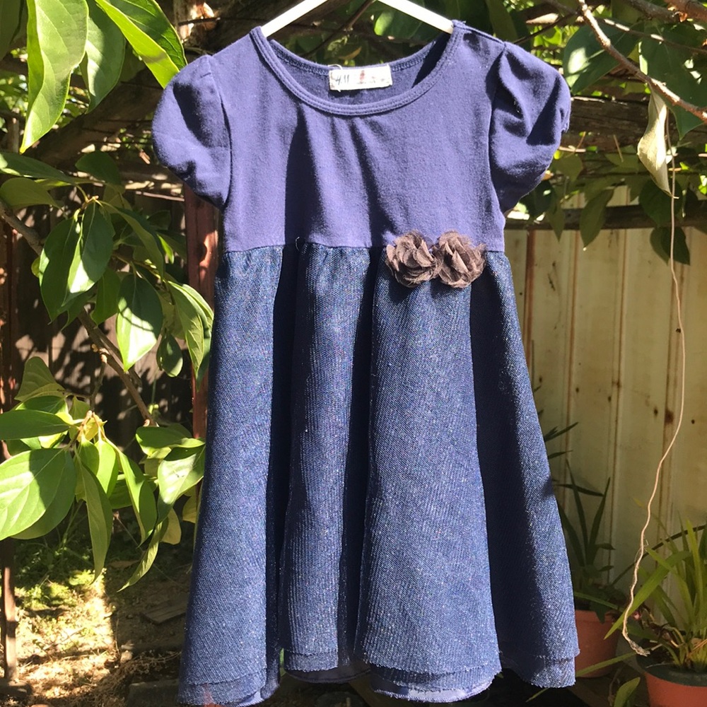 Girls Blue Formal Dress